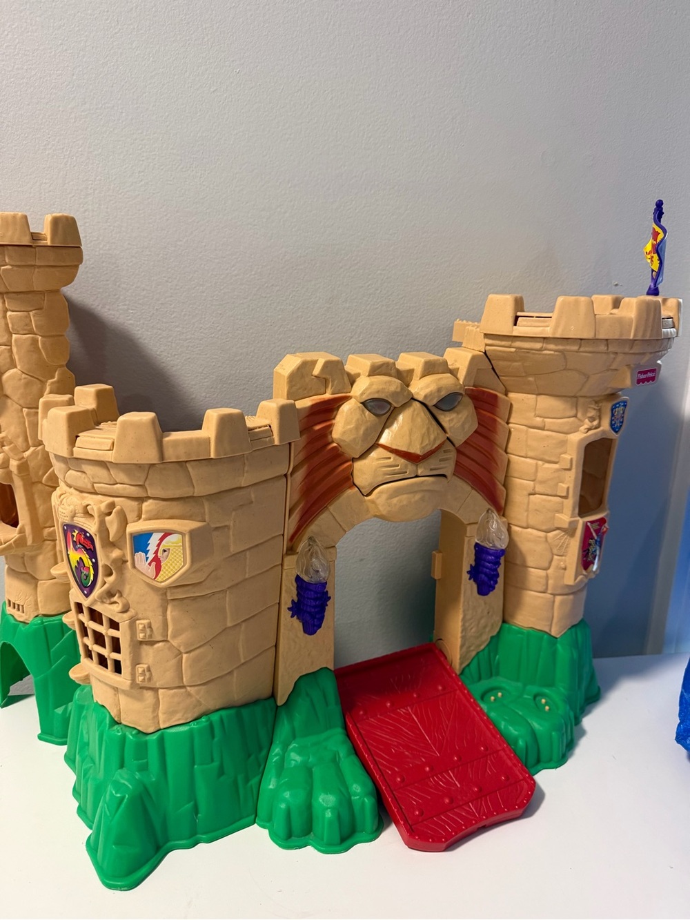 VTG 1998 Fisher Price Great Adventures Magic Castle Lion Kids Play Set TESTED